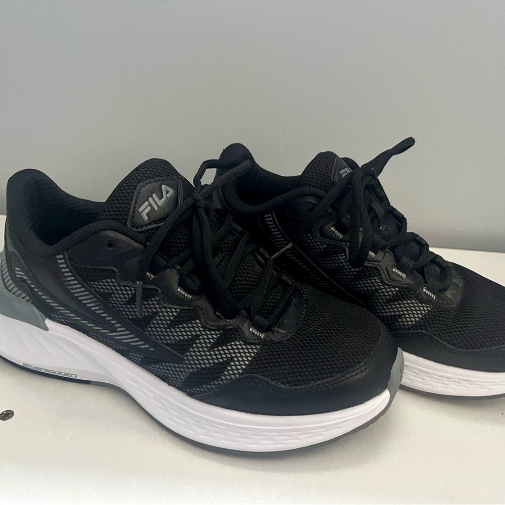 Fila Women’s Black and Gray Athletic Shoes